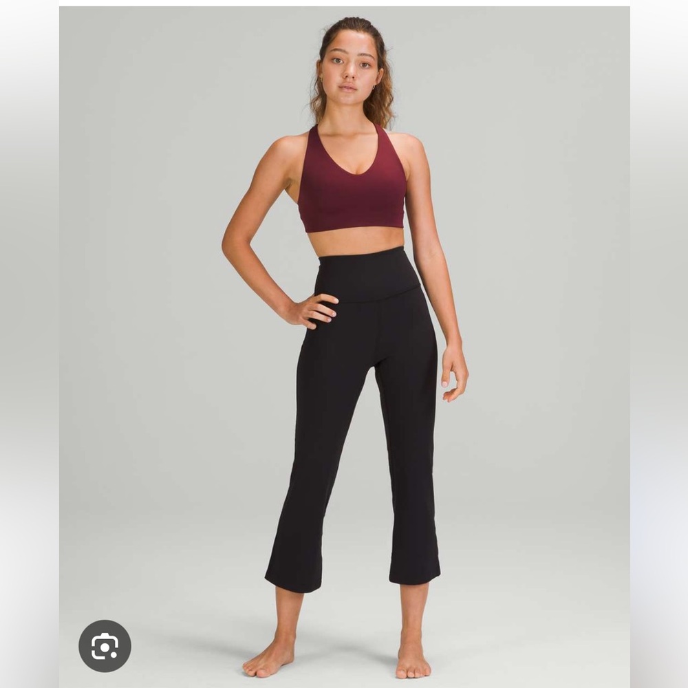 Lululemon Groove Super-High- Rise Flared Cropped Pants - Size 10